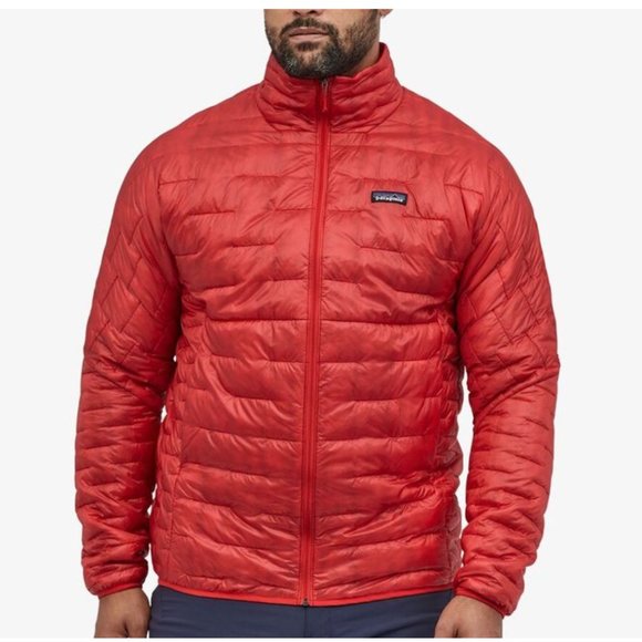 Patagonia Other - Patagonia Micro Puff Insulated Red Jacket Men's Size Small